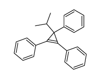 3-isopropyl-1,2,3-triphenylcyclopropene Structure