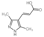 (2E)-3-(3,5-Dimethyl-1H-pyrazol-4-yl)acrylic acid picture