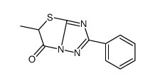 5-methyl-2-phenyl-[1,3]thiazolo[3,2-b][1,2,4]triazol-6-one结构式