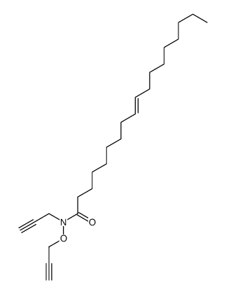 N-prop-2-ynoxy-N-prop-2-ynyloctadec-9-enamide结构式