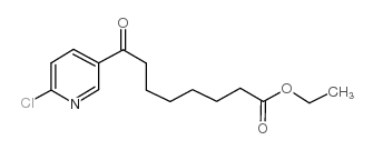 ETHYL 8-(6-CHLORO-3-PYRIDYL)-8-OXOOCTANOATE图片