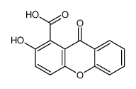 2-hydroxy-9-oxoxanthene-1-carboxylic acid结构式