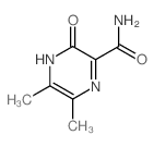 5,6-dimethyl-3-oxo-4H-pyrazine-2-carboxamide structure