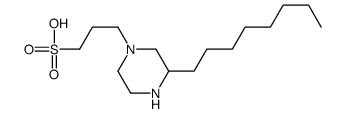 3-(3-octylpiperazin-1-yl)propane-1-sulfonic acid结构式