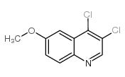 3,4-dichloro-6-methoxyquinoline Structure