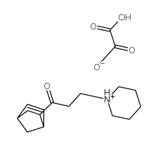 1-[3-[bicyclo[2.2.1]hept-5-en-2-yl]-3-oxopropyl]piperidinium hydrogen oxalate Structure