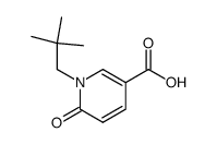 1-neopentyl-6-oxo-1,6-dihydropyridine-3-carboxylic acid Structure