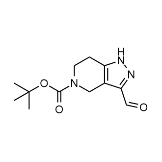 Tert-butyl 3-formyl-1h,4h,5h,6h,7h-pyrazolo[4,3-c]pyridine-5-carboxylate Structure