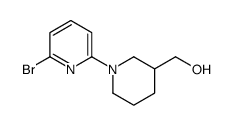 (1-(6-Bromopyridin-2-yl)piperidin-3-yl)methanol structure