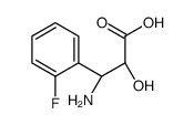 (2S,3S)-3-Amino-3-(2-fluorophenyl)-2-hydroxypropanoic acid structure