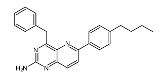 4-benzyl-6-(4-n-butyl phenyl)pyrido[3,2-d]pyrimidin-2-ylamine Structure