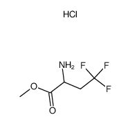 methyl 2-amino-4,4,4-trifluorobutanoate hydrochloride结构式