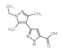 1'-ETHYL-3',5'-DIMETHYL-1H,1'H-[3,4']BIPYRAZOLYL-5-CARBOXYLIC ACID picture