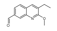 3-ethyl-2-methoxyquinoline-7-carbaldehyde Structure