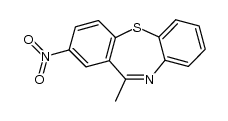 11-methyl-2-nitro-dibenzo[b,f][1,4]thiazepine Structure