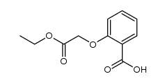 2-O-(ethoxycarbonylmethyl)benzoic acid结构式