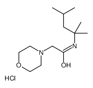 N-(2,4-dimethylpentan-2-yl)-2-morpholin-4-ylacetamide,hydrochloride Structure