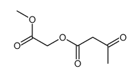 (2-methoxy-2-oxoethyl) 3-oxobutanoate结构式