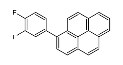 1-(3,4-difluorophenyl)pyrene Structure