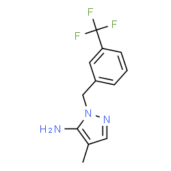 4-Methyl-1-[3-(trifluoromethyl)benzyl]-1H-pyrazol-5-amine picture