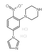 1-(5-(1H-Imidazol-1-Yl)-2-Nitrophenyl)Piperazine Dihydrochloride picture