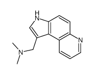 N,N-dimethyl-1-(3H-pyrrolo[3,2-f]quinolin-1-yl)methanamine结构式