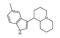 Octahydro-1-(5-methyl-1H-indol-3-yl)-2H-quinolizine structure