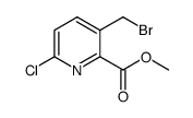 methyl 3-(bromomethyl)-6-chloropicolinate structure