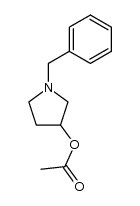 3-acetoxy-1-benzylpyrrolidine结构式