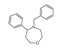 4-benzyl-5-phenyl-1,4-oxazepane Structure