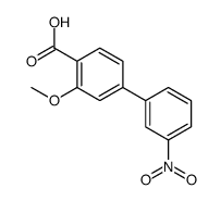 2-methoxy-4-(3-nitrophenyl)benzoic acid结构式