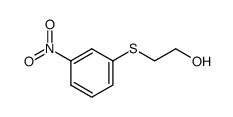 2-(3-nitro-phenylsulfanyl)-ethanol Structure