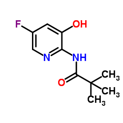 N-(5-Fluoro-3-hydroxy-2-pyridinyl)-2,2-dimethylpropanamide Structure