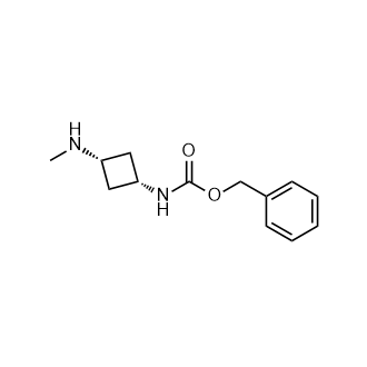 Benzyl(cis-3-(methylamino)cyclobutyl)carbamate structure