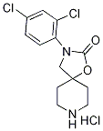 3-(2,4-Dichlorophenyl)-1-oxa-3,8-diazaspiro[4.5]decan-2-one hydrochloride structure