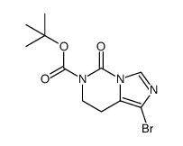 tert-butyl 1-bromo-5-oxo-7,8-dihydroimidazo[1,5-c]pyrimidine-6(5H)-carboxylate structure