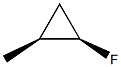 (1R,2S)-1-fluoro-2-methylcyclopropane Structure