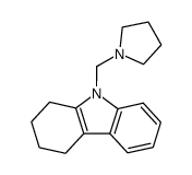 9-(1-pyrrolidinomethyl)-1,2,3,4-tetrahydrocarbazole Structure