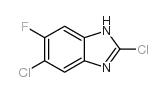 2,5-DICHLORO-6-FLUOROBENZIMIDAZOLE Structure