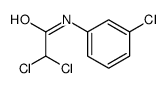 2,2-dichloro-N-(3-chlorophenyl)acetamide Structure