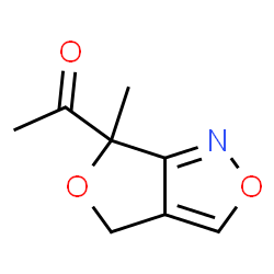 Ethanone, 1-(6-methyl-4H,6H-furo[3,4-c]isoxazol-6-yl)- (9CI)结构式