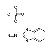 1H-benzimidazole-2-diazonium,hydrogen sulfate结构式