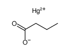 mercuric n-butyrate Structure