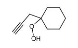 1-Hydroperoxy-1-propargyl-cyclohexan结构式