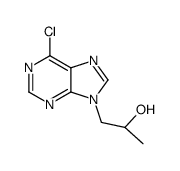 (R)-1-(6-chloro-9H-purin-9-yl)propan-2-ol Structure