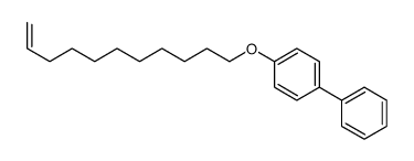 1-phenyl-4-undec-10-enoxybenzene结构式