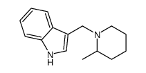 3-[(2-methylpiperidin-1-yl)methyl]-1H-indole结构式