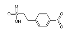 2-(4-硝基苯基)乙烷磺酸结构式