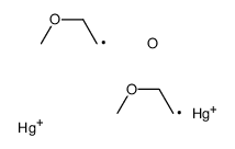 2-methoxyethyl-[2-methoxyethylmercuriooxy(oxo)silyl]oxymercury Structure