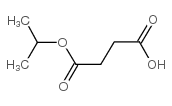 SUCCINIC ACID MONO ISOPROPYL ESTER结构式